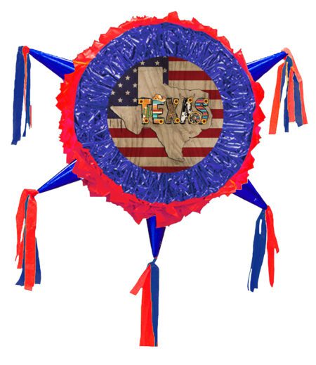 Houston Texas Drum Pinata 24 Inch – Viva Party