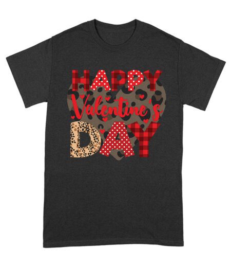 Happy Valentine's Day T-Shirt - Cute Heart Design, Romantic Gift for Couples, Perfect Love-Themed Outfit for Him or Her Unisex Adult – Viva Party