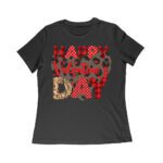 Happy Valentine's Day T-Shirt - Cute Heart Design, Romantic Gift for Couples, Perfect Love-Themed Outfit for Him or Her Women Relaxed – Viva Party