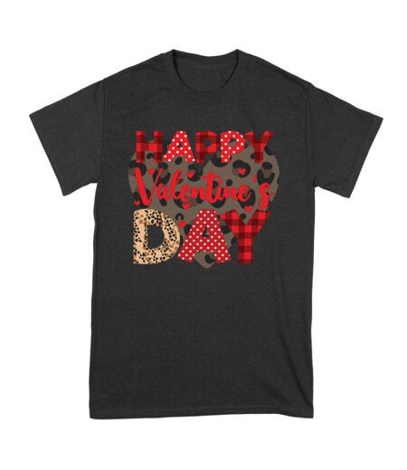 Happy Valentine's Day T-Shirt - Cute Heart Design, Romantic Gift for Couples, Perfect Love-Themed Outfit for Him or Her Unisex Youth – Viva Party
