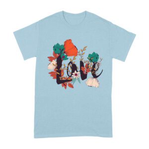 Love with Flowers Design T-Shirt