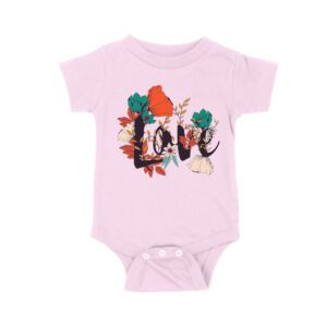 Love with Flowers Design T-Shirt