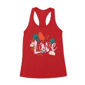 Love with Flowers Design T-Shirt