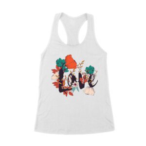 Love with Flowers Design T-Shirt