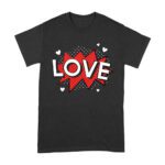 Love T-Shirt - Bold Comic Style Design, Cute Valentine's Day Gift, Fun Romantic Outfit for Couples, Him or Her Unisex Adult – Viva Party