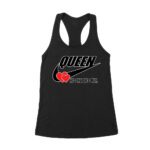 Queen His One and Only Valentine T-Shirt - Romantic Love Design for Her Women's Racerback Tank Top – Viva Party