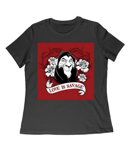Bold Valentine T-Shirt - Love Is Savage Design with Fierce and Stylish Appeal Women Relaxed – Viva Party