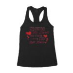 Romantic Valentine T-Shirt - He Stole My Heart So I Took His Last Name Design Women's Racerback Tank Top – Viva Party