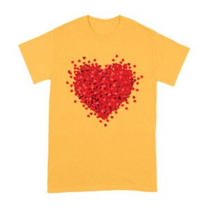 Heart of Love Design Valentine T-Shirt