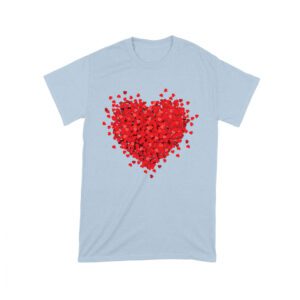 Heart of Love Design Valentine T-Shirt