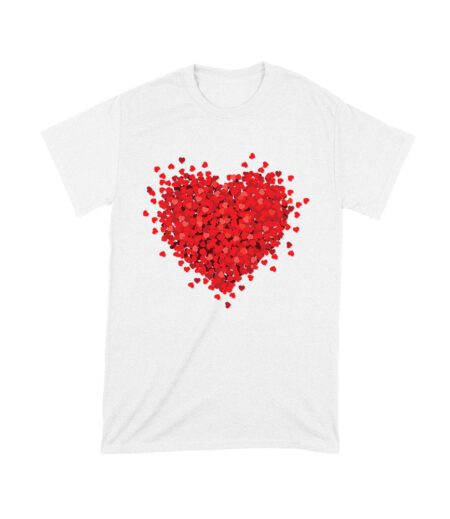 Heart of Love Design Valentine T-Shirt