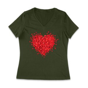 Heart of Love Design Valentine T-Shirt