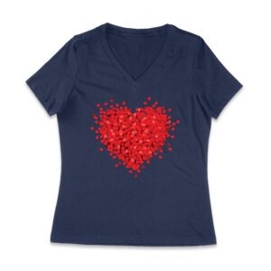 Heart of Love Design Valentine T-Shirt