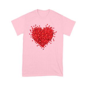 Heart of Love Design Valentine T-Shirt