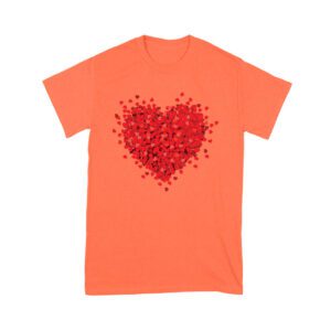 Heart of Love Design Valentine T-Shirt