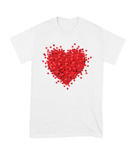 Heart of Love Design Valentine T-Shirt