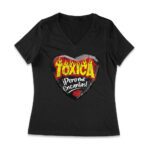 Funny Valentine's Day T-Shirt - Toxica Pero Me Encantas Cute Love Gift Women Jersey V-Neck – Viva Party