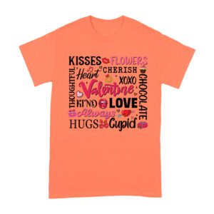 Kisses, Flowers, and Cherish T-Shirt