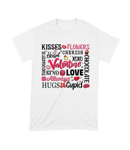 Kisses, Flowers, and Cherish T-Shirt