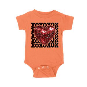 XOXO with Red Heart T-Shirt