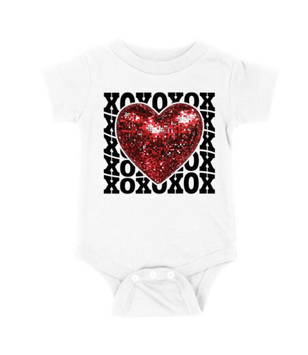 XOXO with Red Heart T-Shirt