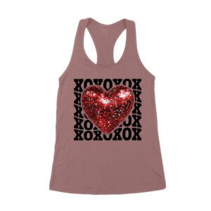 XOXO with Red Heart T-Shirt