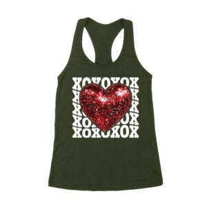 XOXO with Red Heart T-Shirt