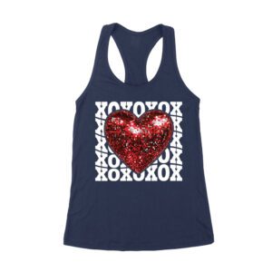 XOXO with Red Heart T-Shirt