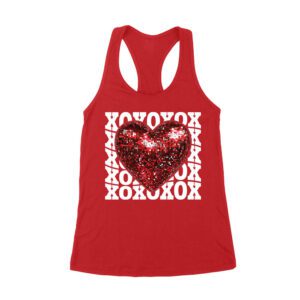 XOXO with Red Heart T-Shirt
