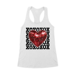 XOXO with Red Heart T-Shirt