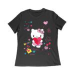 Love Happy Love T-Shirt ? I Love You & XOXO Design, Perfect for Valentine's Day, Anniversary, and Special Occasions Women Relaxed – Viva Party