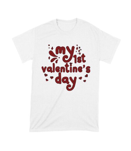 My 1st Valentine's Day T-Shirt ? Adorable Baby Valentine's Outfit, Cute First Love Gift Unisex Toddler