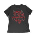 My 1st Valentine's Day T-Shirt ? Adorable Baby Valentine's Outfit, Cute First Love Gift Women Relaxed – Viva Party