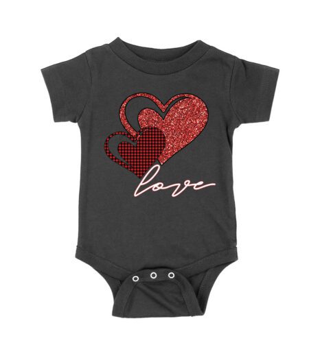 Love Heart Design T-Shirt ? Cute and Romantic Valentine's Day Gift for Couples Unisex Baby Jersey – Viva Party