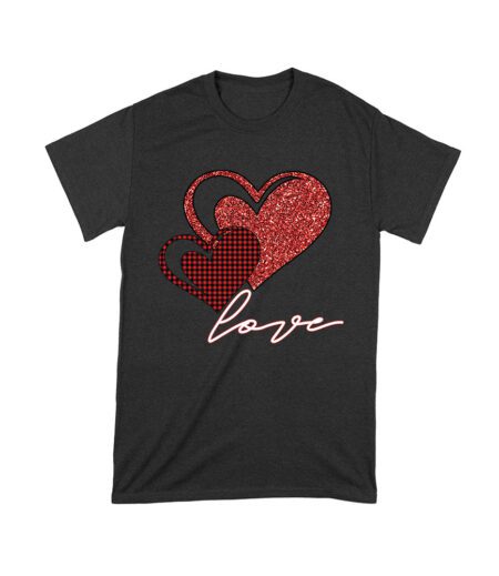 Love Heart Design T-Shirt ? Cute and Romantic Valentine's Day Gift for Couples Unisex Toddler – Viva Party