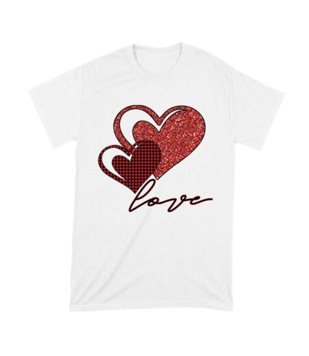 Love Heart Design T-Shirt ? Cute and Romantic Valentine's Day Gift for Couples Unisex Toddler
