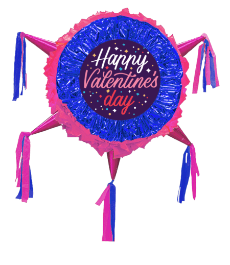 Valentine's Day Pinata, Happy Valentine, Te Amo, I Love You Drum Pinata 24 Inch – Viva Party