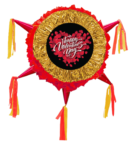 Valentine's Day Pinata, Happy Valentine, Te Amo, I Love You Drum Pinata 24 Inch – Viva Party