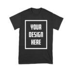 Custom T Shirts Design Your Own Shirt Add Text/Image/Logo Personalized Cotton Tee Printed Photo Front/Back Unisex Youth – Viva Party