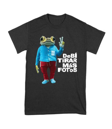 Debi Tirar M?s Fotos Frog Graphic T-Shirt, Fun Trendy Design, Comfortable Cotton Tee, Cool Style for Music and Frog Lovers Unisex Youth – Viva Party