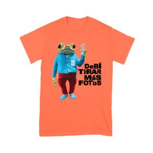 Debi Tirar M?s Fotos Frog Graphic T-Shirt, Fun Trendy Design, Comfortable Cotton Tee, Cool Style for Music and Frog Lovers Unisex Youth