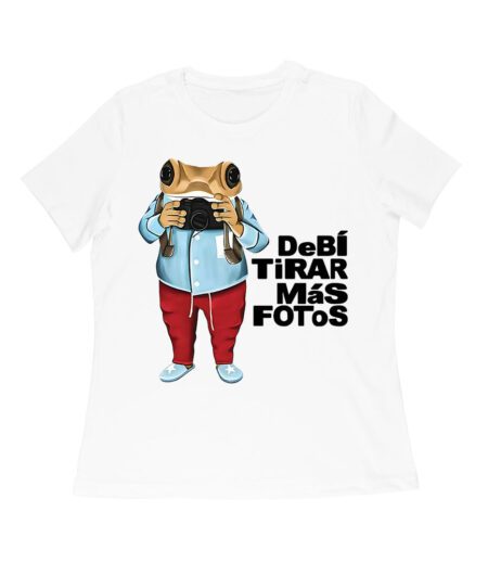 Bad Bunny Debi Tirar M?s Fotos Frog Graphic T-Shirt, Fun Trendy Design, Comfortable Cotton Tee, Cool Style for Music and Frog Lovers Women Relaxed