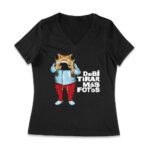 Bad Bunny Debi Tirar M?s Fotos Frog Graphic T-Shirt, Fun Trendy Design, Comfortable Cotton Tee, Cool Style for Music and Frog Lovers Women Jersey V-Neck – Viva Party