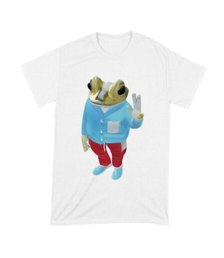 Bad Bunny Frog Design Graphic T-Shirt, Trendy Style, Comfortable Cotton Tee, Cool Frog Design for Music and Animal Lovers Unisex Toddler