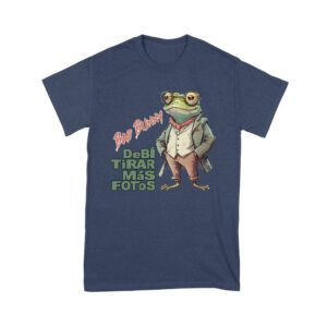 Bad Bunny Inspired Debi Tira M?s Fotos Frog with Frog Graphic T-Shirt, Trendy Design, Comfortable Cotton Tee, Cool Style for Music and Frog Lovers Unisex Youth
