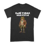 Bad Bunny Inspired Debi Tira M?s Fotos Frog with Frog Graphic T-Shirt, Unique Design, Comfortable Cotton Tee, Fun Style for Music and Frog Fans Unisex Adult – Viva Party