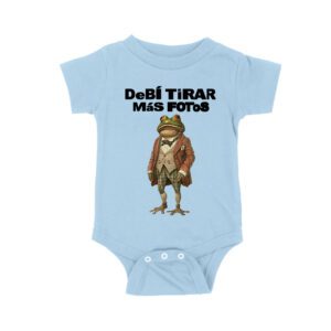 Bad Bunny Inspired Debi Tira M?s Fotos Frog with Frog Graphic T-Shirt, Unique Design, Comfortable Cotton Tee, Fun Style for Music and Frog Fans Unisex Baby Jersey