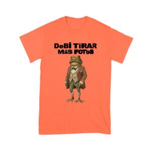 Bad Bunny Inspired Debi Tira M?s Fotos Frog with Frog Graphic T-Shirt, Unique Design, Comfortable Cotton Tee, Fun Style for Music and Frog Fans Unisex Youth