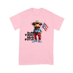 Puerto Rico Debi Tira M?s Fotos Frog with Frog Graphic T-Shirt, Trendy Design, Comfortable Cotton Tee, Cool Style for Frog and Culture Lovers Unisex Youth