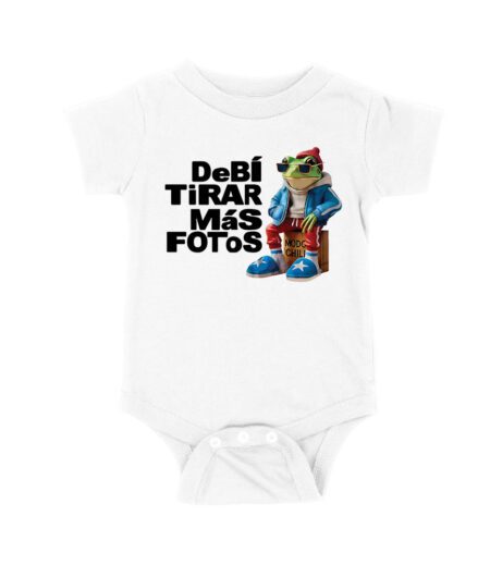 Debi Tira M?s Fotos Frog with Frog Puerto Rico Graphic T-Shirt, Trendy Design, Comfortable Cotton Tee, Cool Style for Culture and Frog Lovers Unisex Baby Jersey